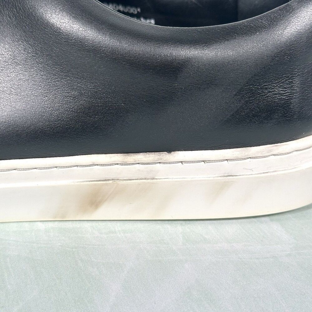 Thursday Shoes Everyday Leather Premium Low Top Sneakers Men's Size 10.5 Black - Picture 7 of 16
